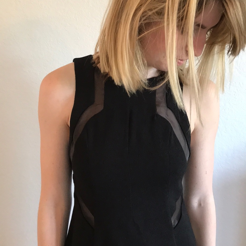 Black cocktail dress
